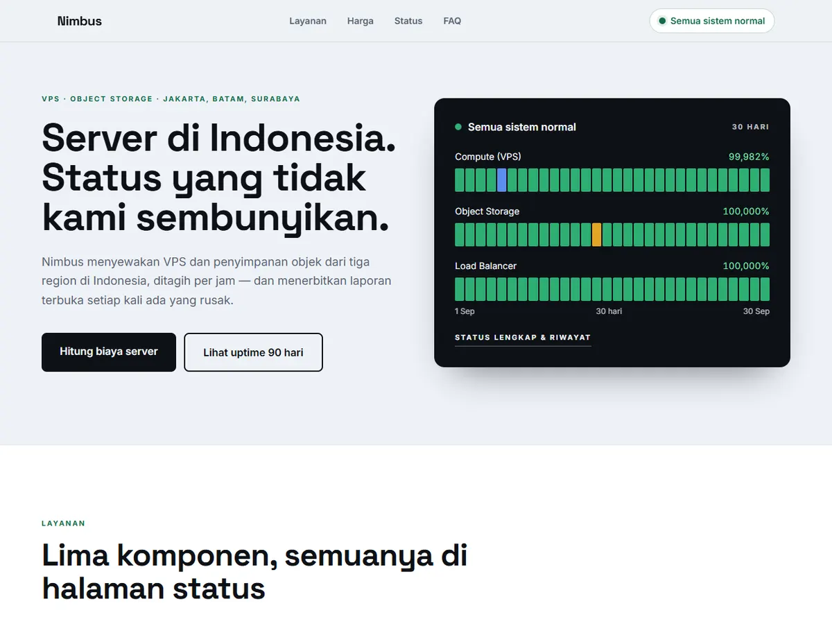 Screenshot of Nimbus