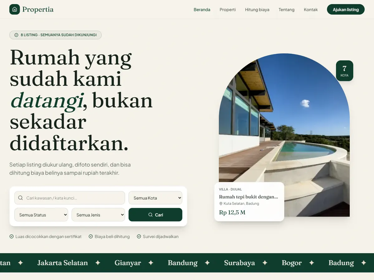Screenshot of Propertia